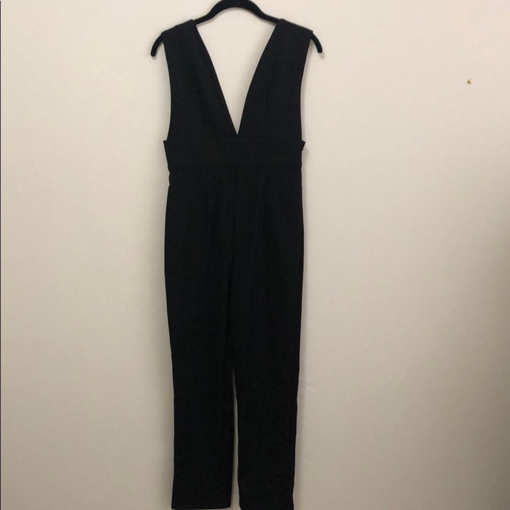 Low Cut By the Way Black Jumpsuit